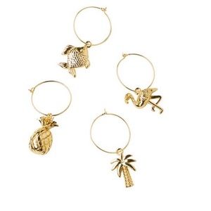 Lilly Pulitzer Wine Glass Charms Set of 4